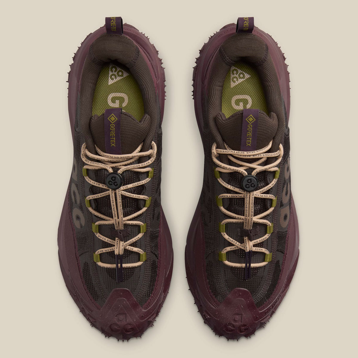 Nike Acg Mountain Fly 2 Low Gore Tex Velvet Brown Burgundy Crush Hf6245 200 1