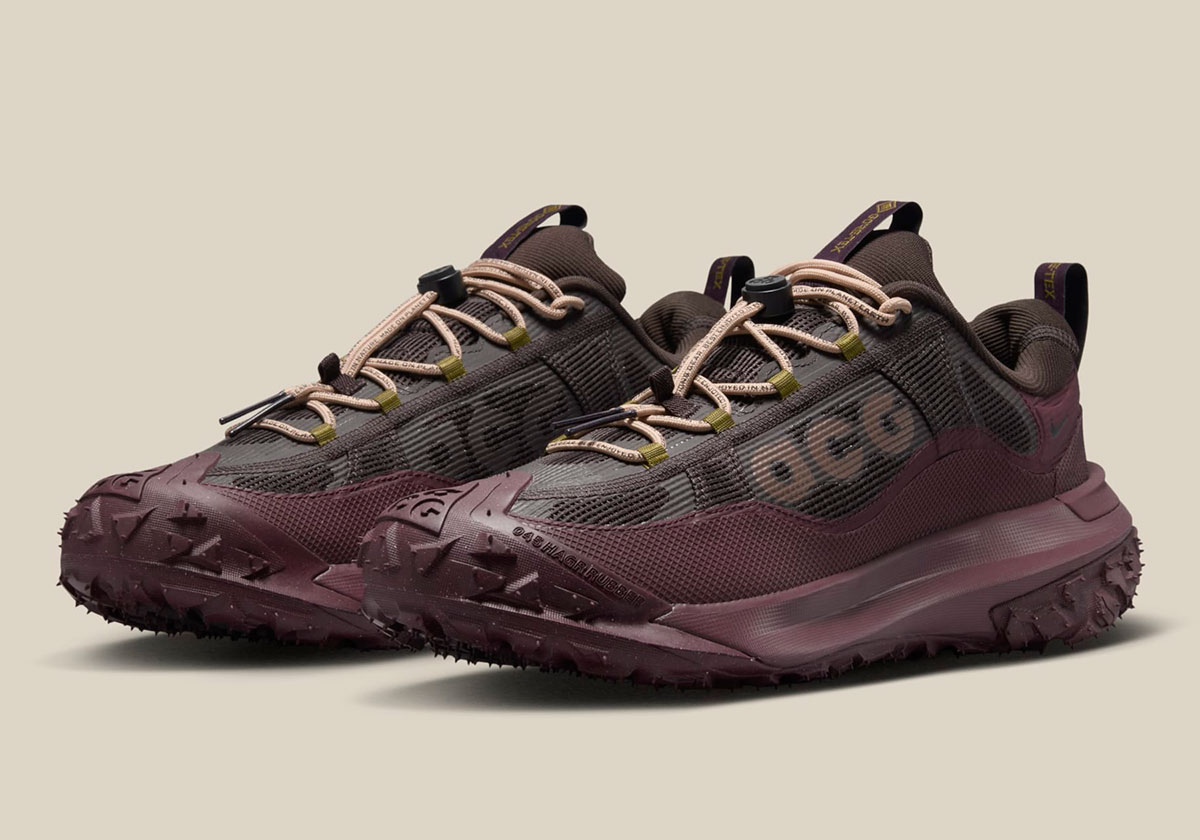 Nike Acg Mountain Fly 2 Low Gore Tex Velvet Brown Burgundy Crush Hf6245 200 6