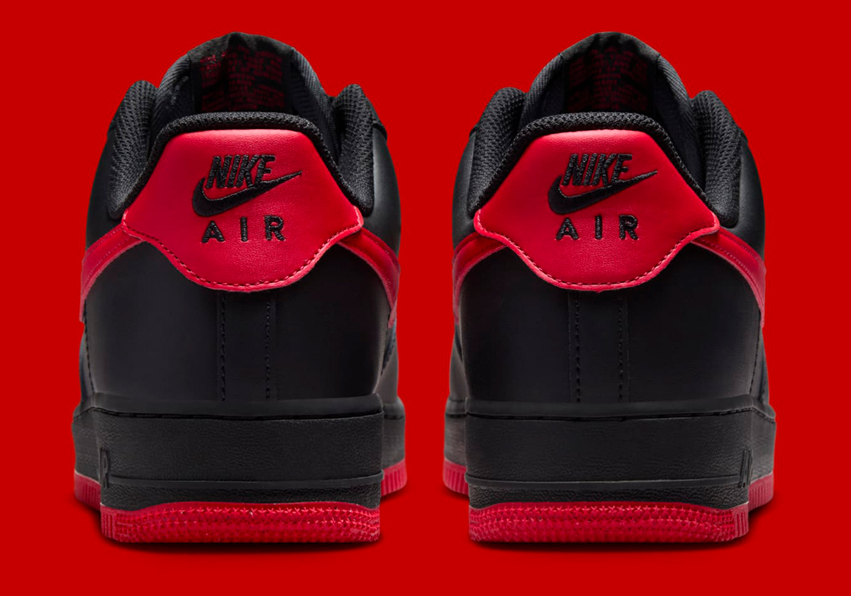 Nike Air Force 1 Low Black Red Fj4146 002 1