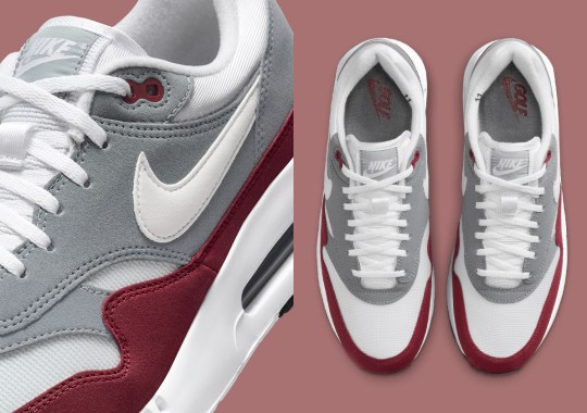 The Nike Air Max 1 Golf “Team Red” Borders Original Color Blocking