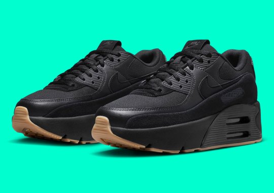 The Nike Air Max 90 LV8 Goes Classic “Black/Gum”