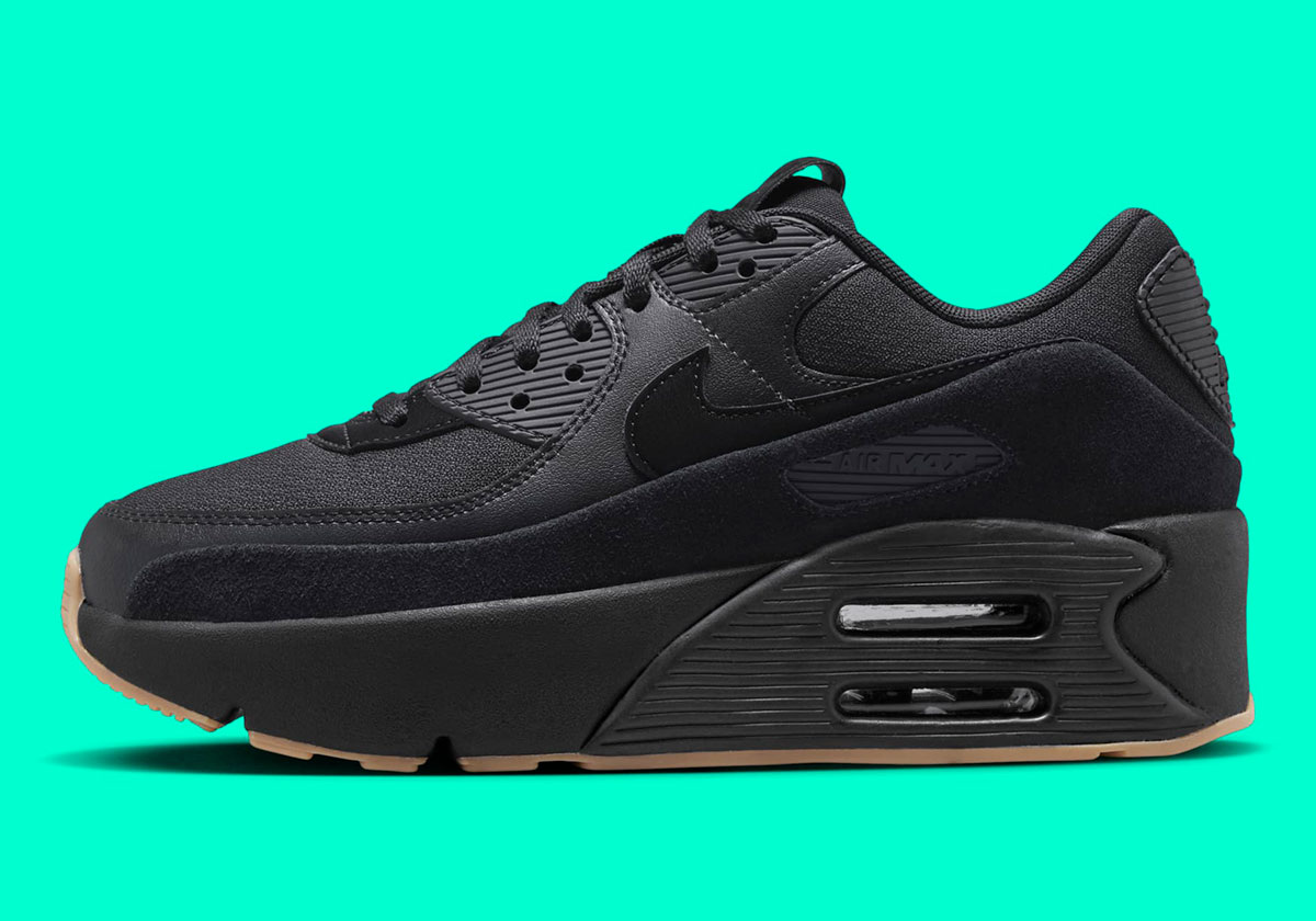 Nike Air Max 90 Lv8 Black Gum Medium Brown Hj3847 010 7