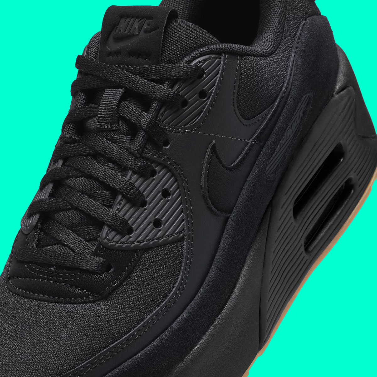 Nike Air Max 90 Lv8 Black Gum Medium Brown Hj3847 010 8