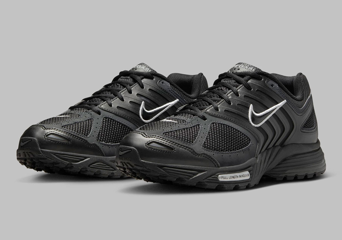 Nike Air Pegasus 2k5 Black Metallic Silver Hv1792 001 8