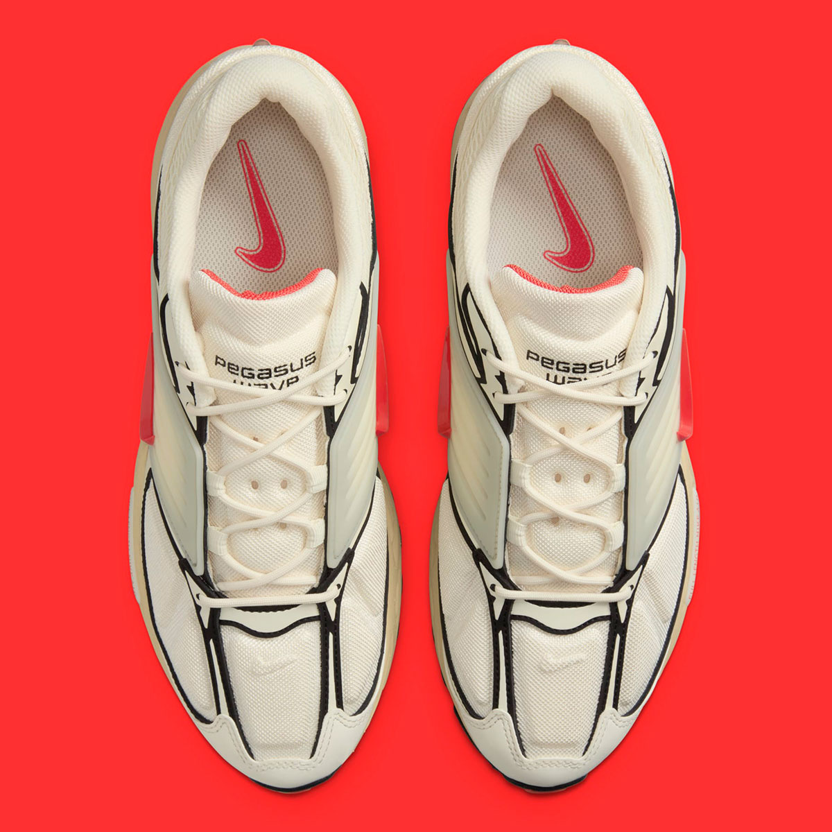 Nike Air Pegasus Wave Sail Picante Red Black Coconut Milk Ib0612 100 1