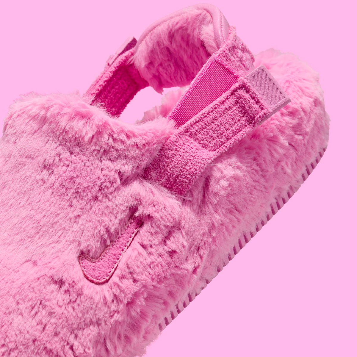 Nike Calm Mule Furry Pink 8