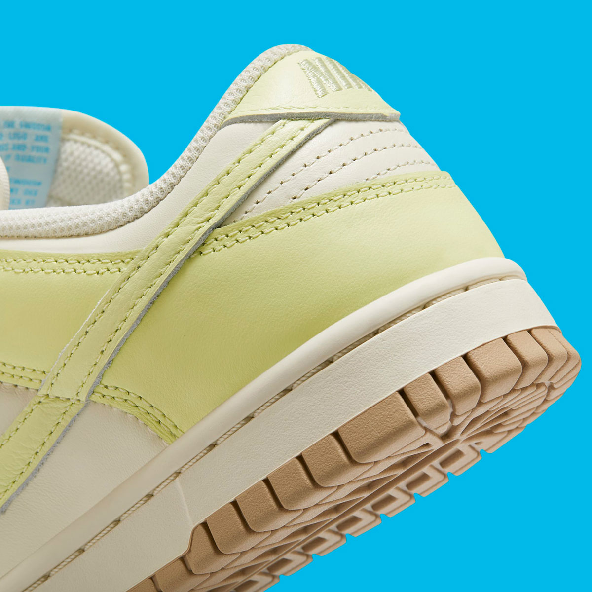 Nike Dunk Low Womens Light Lime Coconut Milk Hemp 4