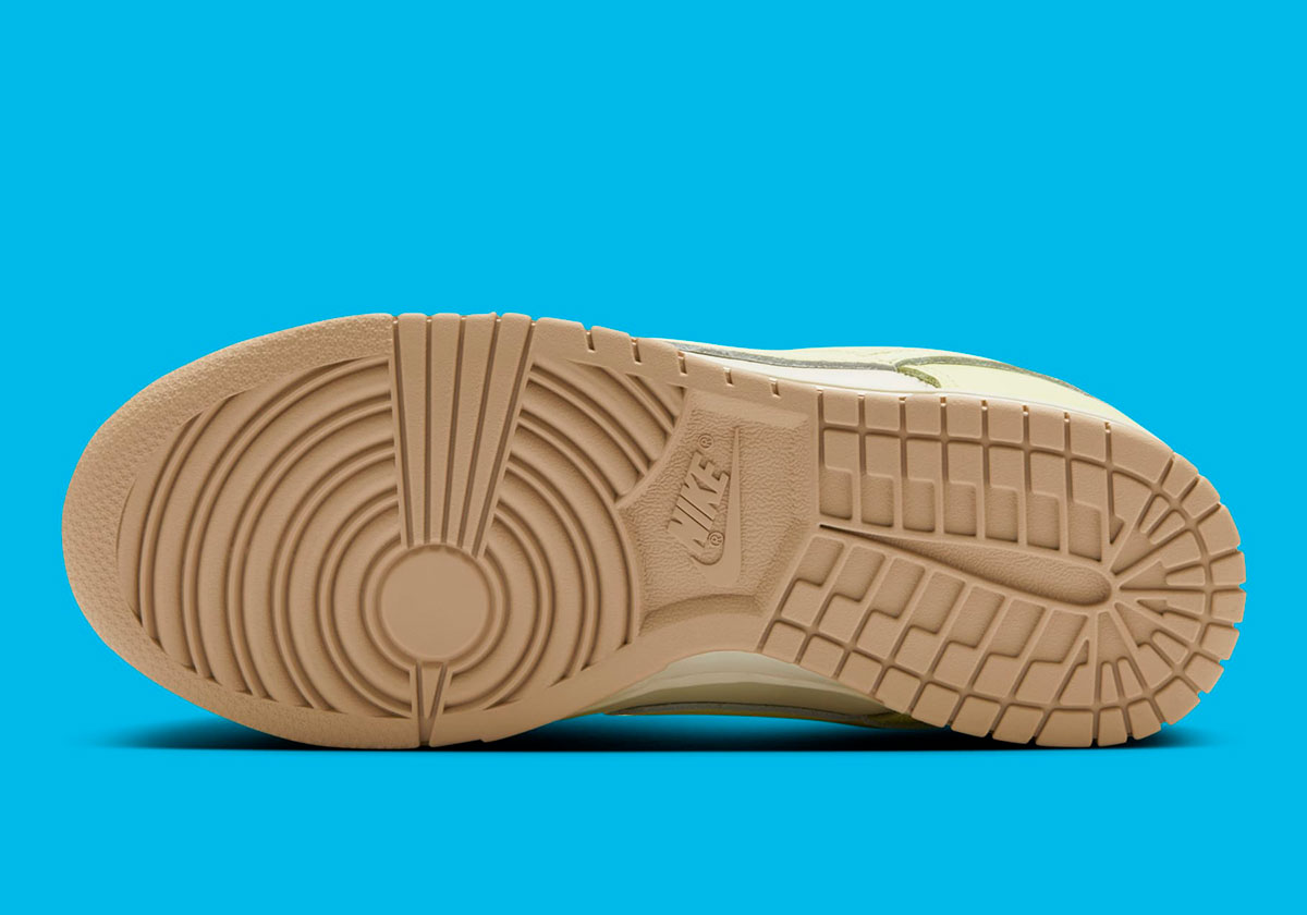 Nike Dunk Low Womens Light Lime Coconut Milk Hemp 6