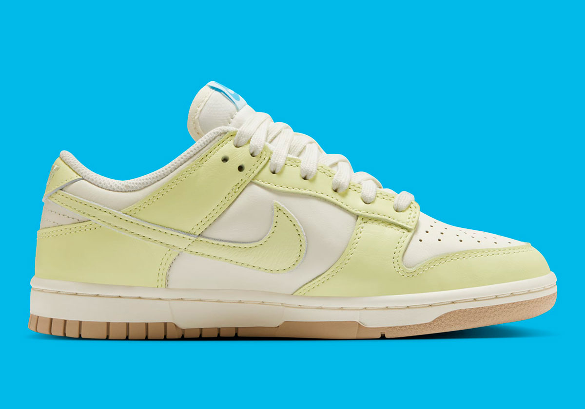 Nike Dunk Low Womens Light Lime Coconut Milk Hemp 8