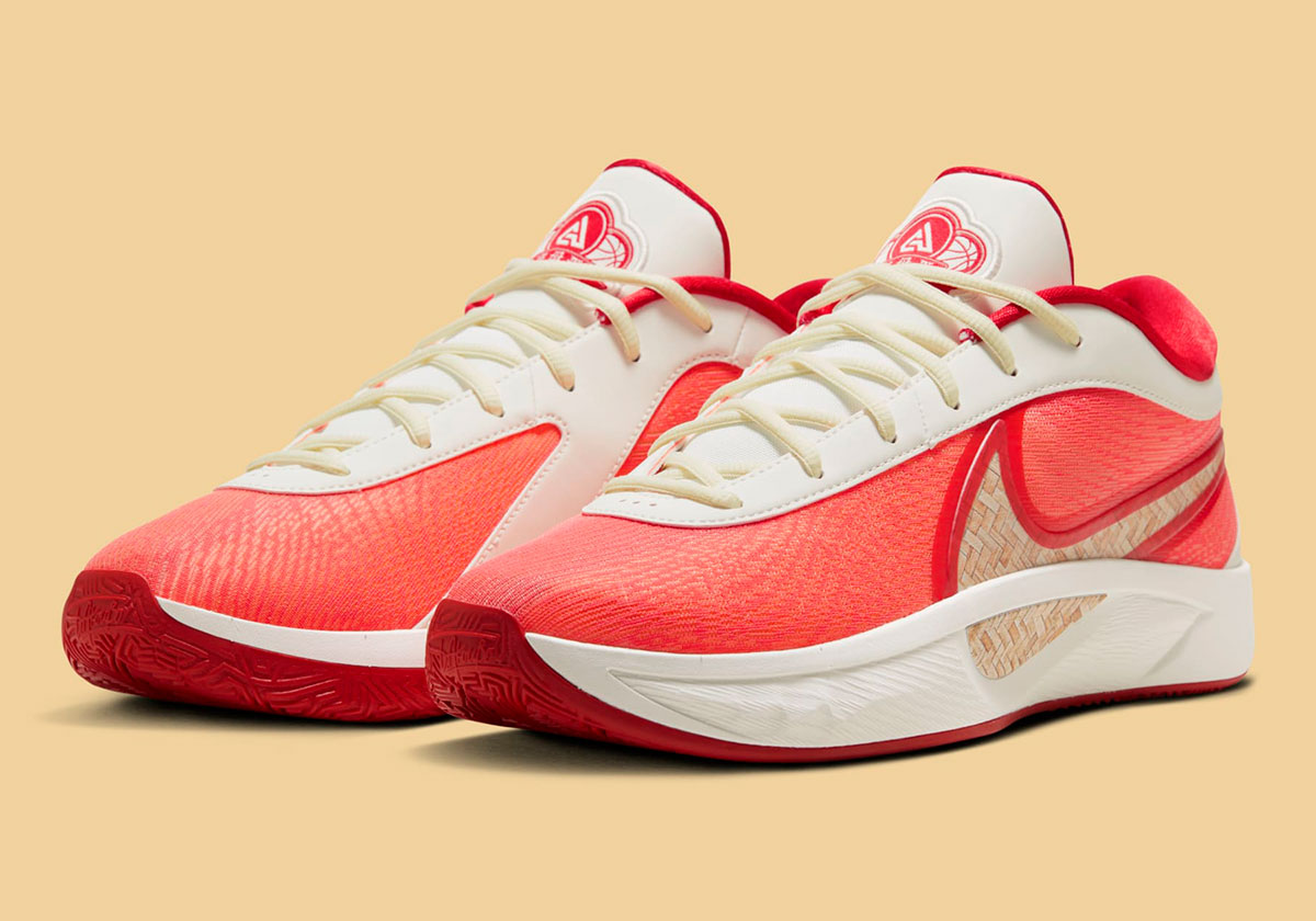 Woven Bamboo Patterns Grace The Nike Giannis Freak 6 “China”