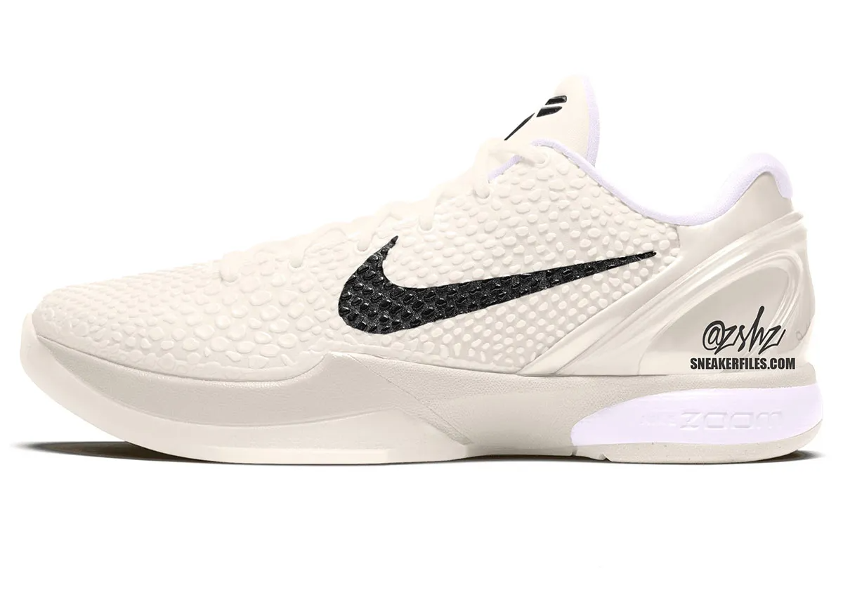 Nike Kobe 6 Protro Sail Fq3546 100 Mock Up
