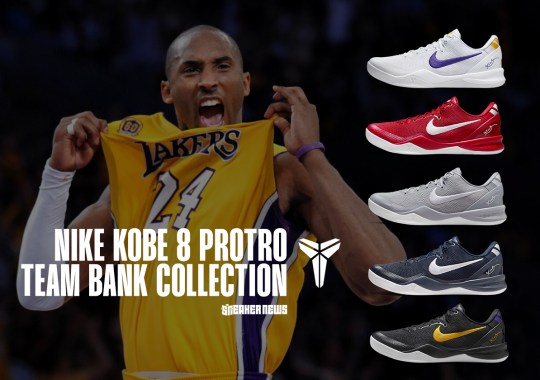 Nike Kobe 8 Protro Team Bank Collection Restock On November 8th
