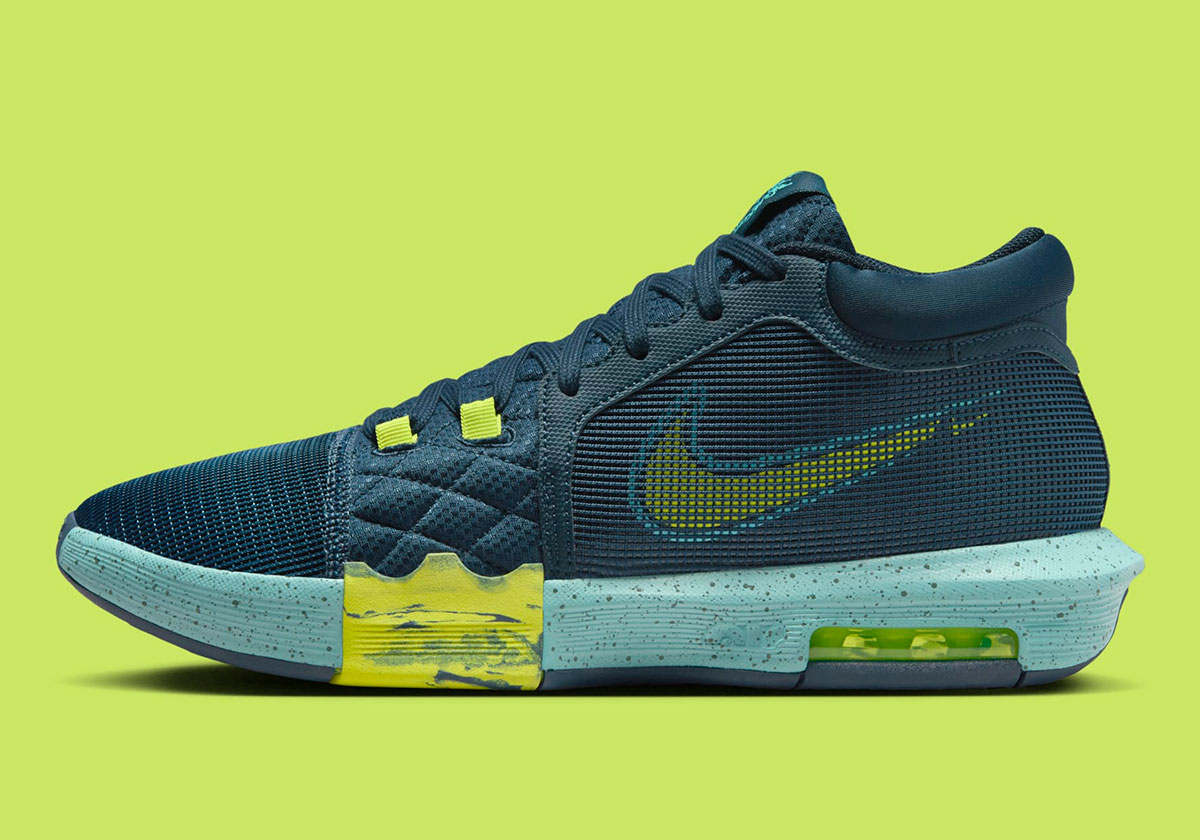 Nike Lebron Witness 8 Armory Navy Green Frost Bicoastal Cyber Fb2239 402 4