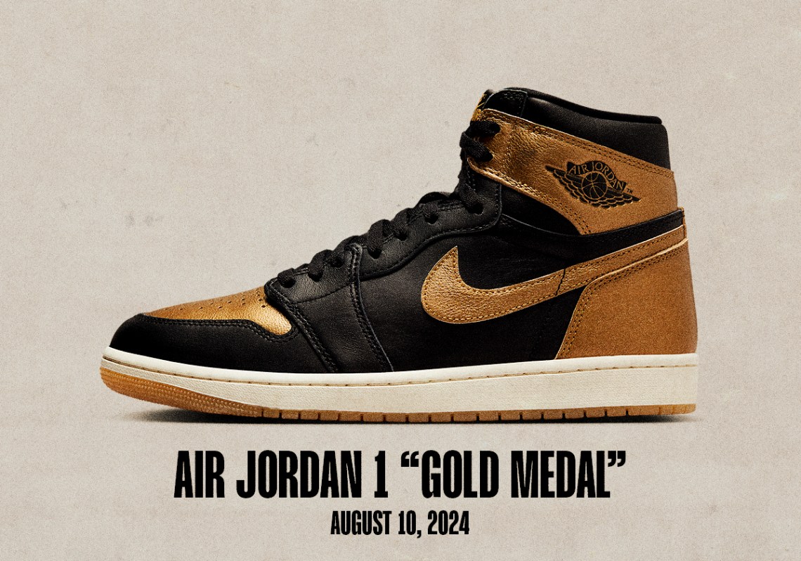 Sneaker Releases August 4 August 10 Air Jordan 1 Gold Medal