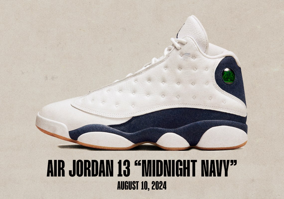 Sneaker Releases August 4 August 10 Air Jordan 13 Midnight Navy
