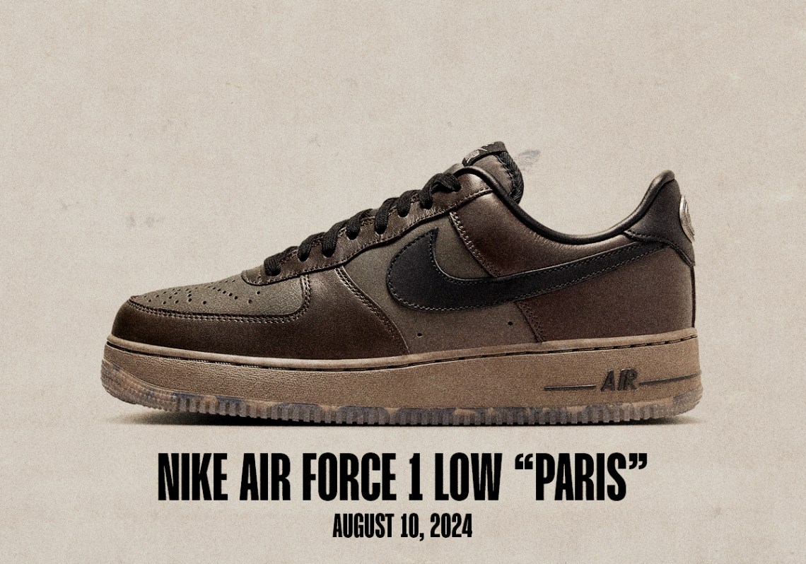 Sneaker Releases August 4 August 10 Nike Air Force 1 Paris