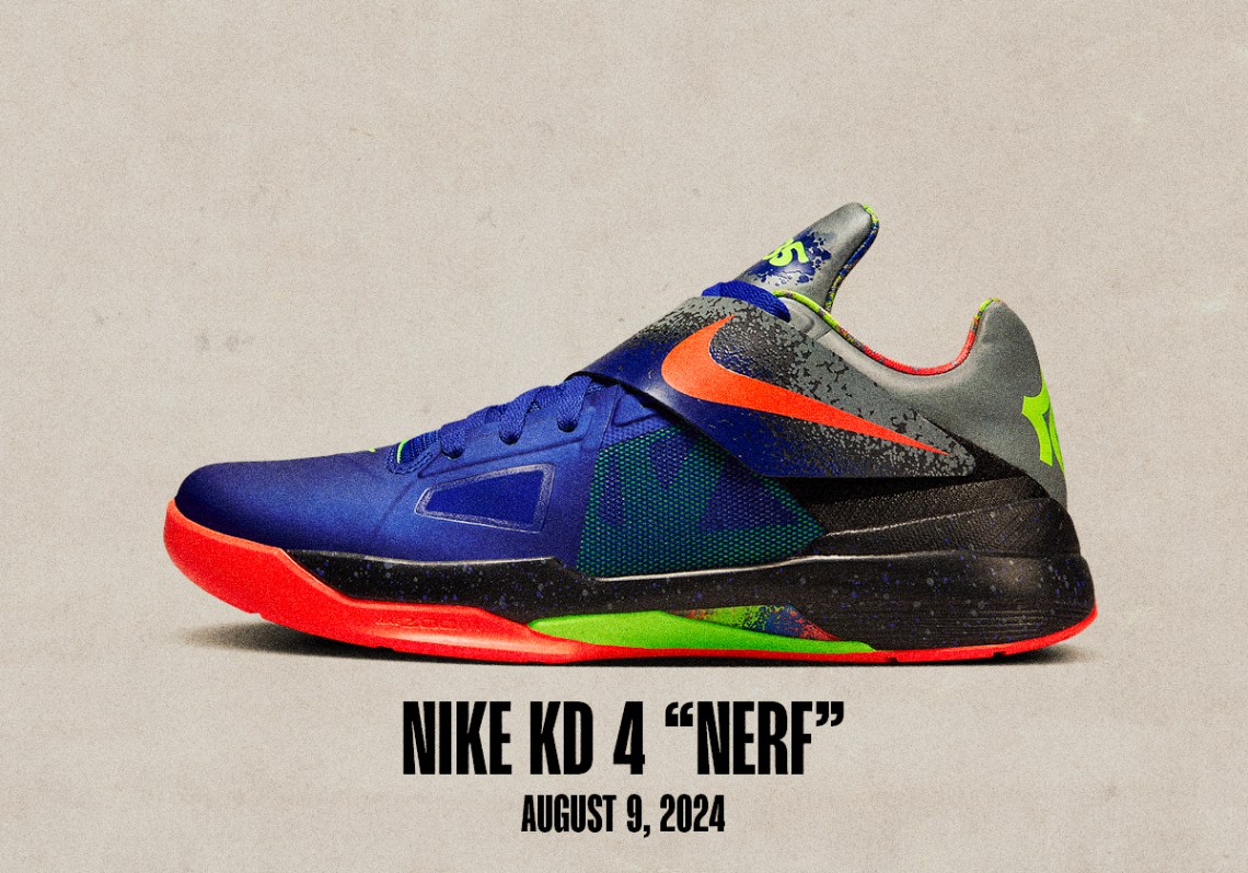 Sneaker Releases August 4 August 10 Nike Kd 4 Nerf