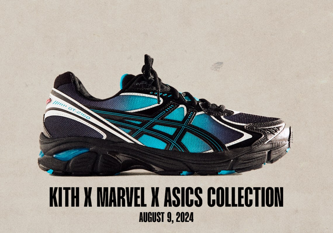Sneaker Releases Kith Marvel Asics