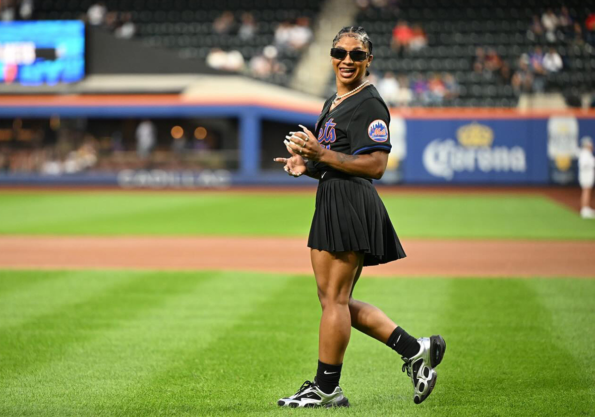 Jordan Chiles Nike Air Max New York Mets 1