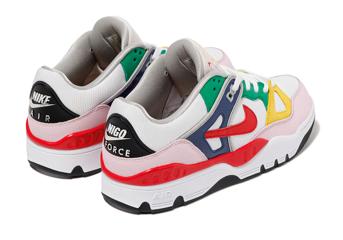 Nigo Air Force 3 White Pink 1