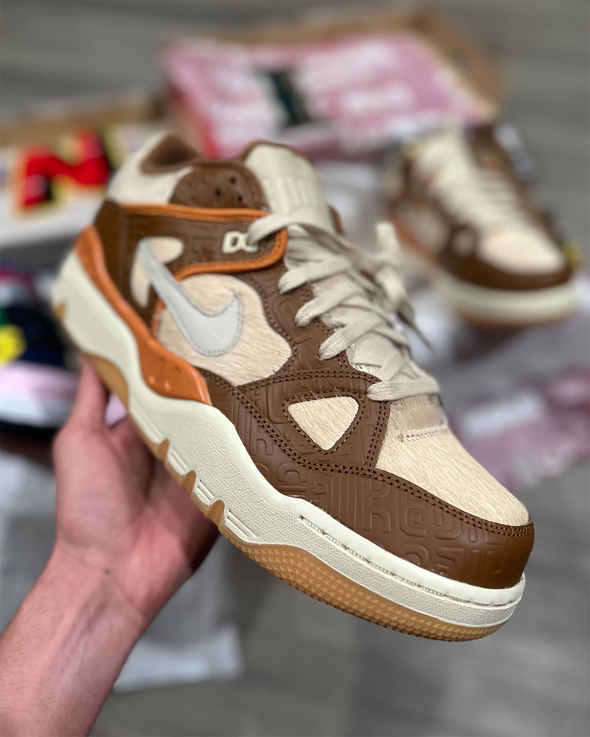 Nigo Nike Air Force 3 Brown Khaki 2