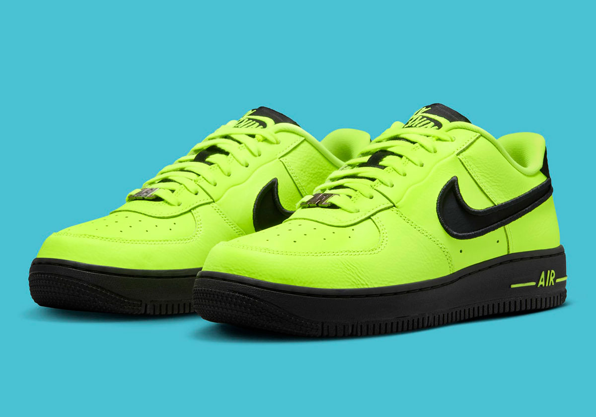 Nike Air Force 1 Low Dance Volt Black Fj7409 700 7