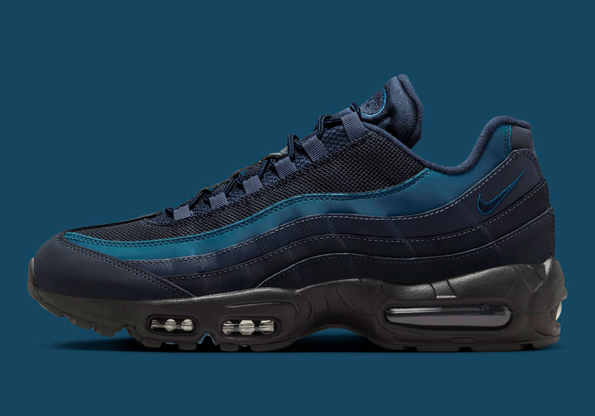 Nike Air Max 95 Obsidian Black Harbor Blue Hq3825 001 8