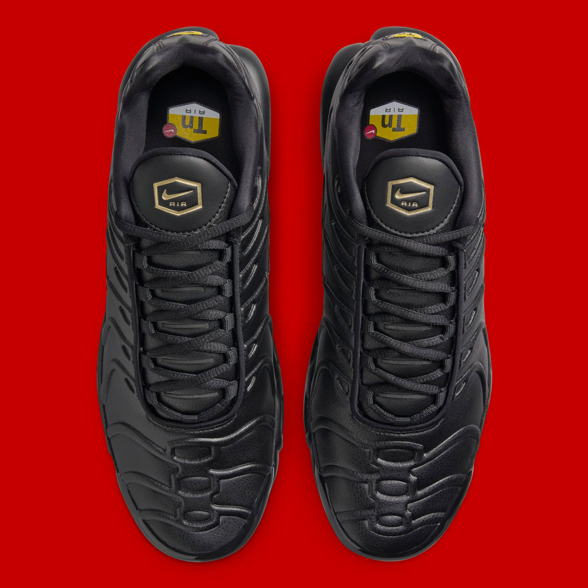 Nike Air Max Plus Black University Red Metallic Gold Fz3038 001 3