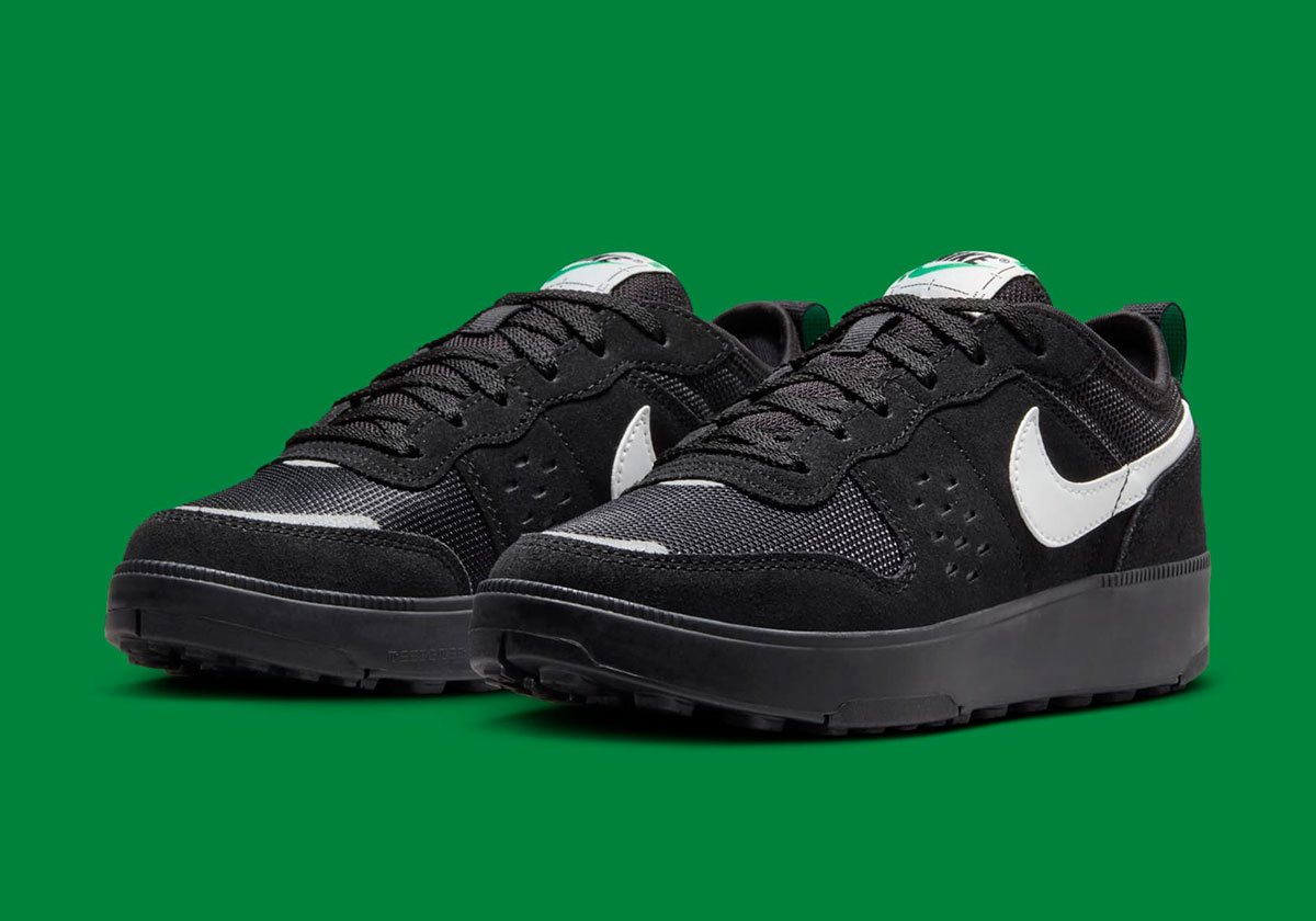Nike C1ty Gs Black Green Hq0028 001 1