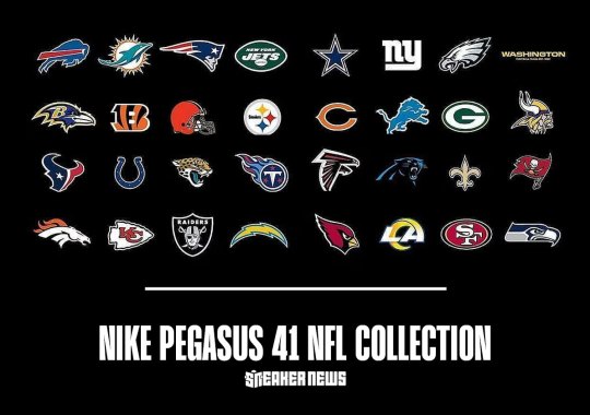 The Nike Pegasus 41 NFL Collection Kicks Off On September 3rd