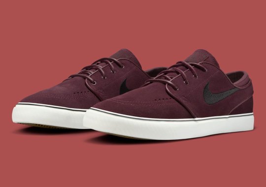 “Deep Burgundy” Splashes On The Nike SB Janoski