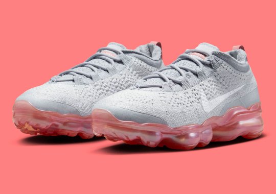The Nike Vapormax Flyknit 2023 Splits Between “Photon Dust” & “Red Stardust”
