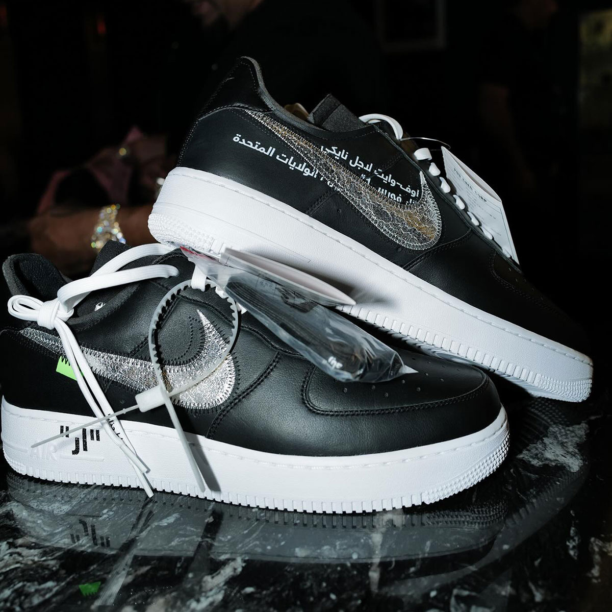 Off White Nike Air Force 1 Arabic Sample 3