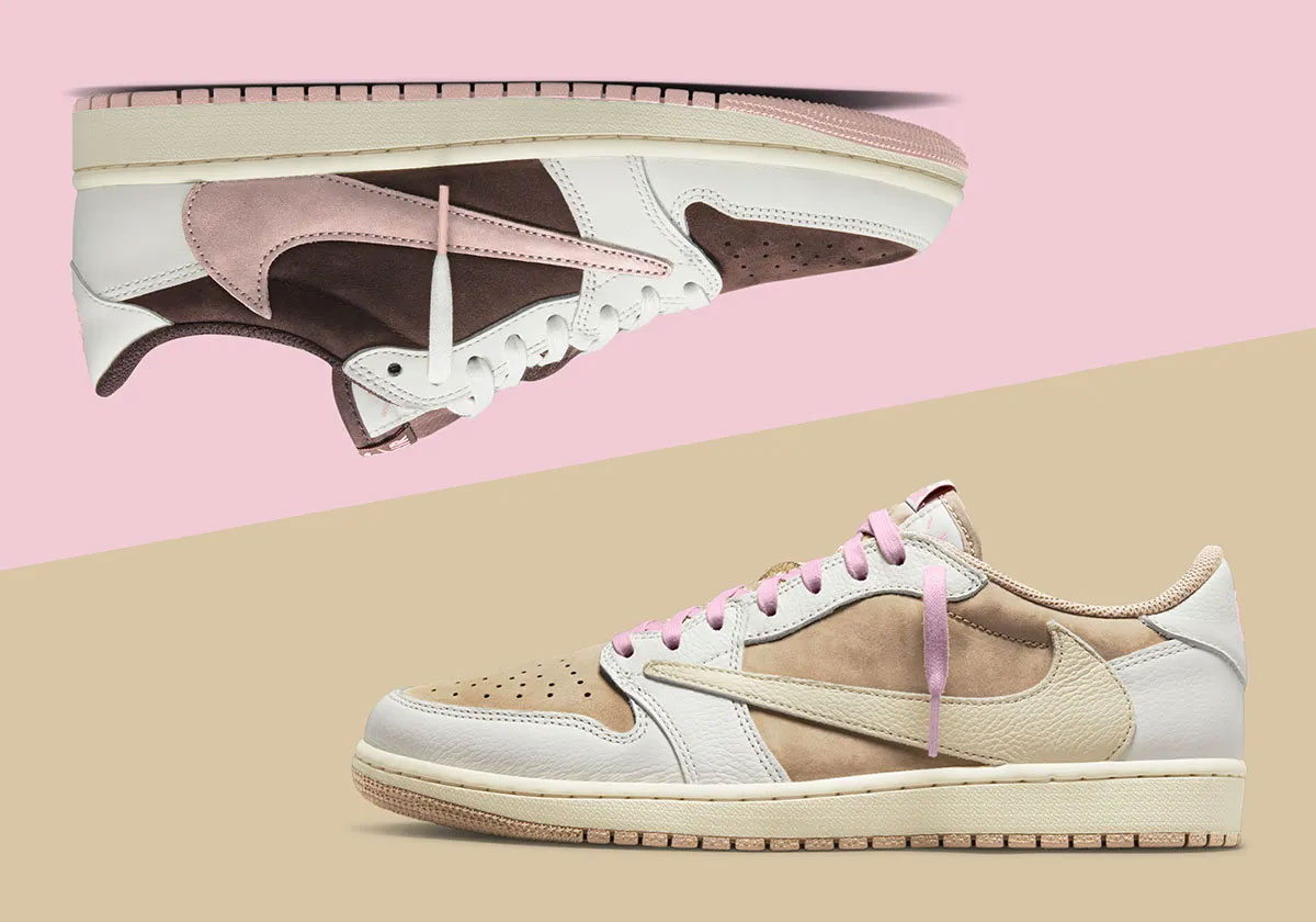 Travis Scott Air Jordan 1 Low Og Sp Pink Pack 2025