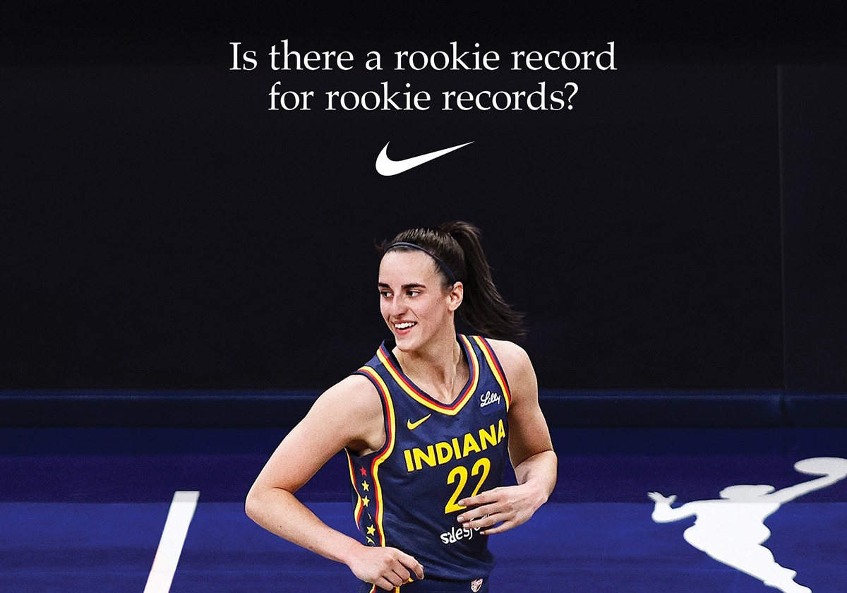 Nike Congratulates Caitlin Clark's Rookie Of The Year By Highlighting Her Record-Setting Season