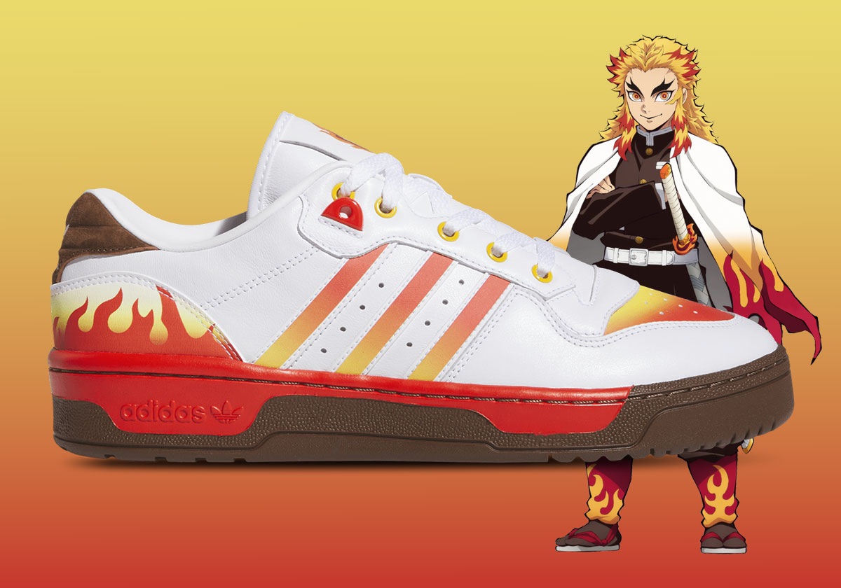 Demon Slayer Adidas Rivalry Low Rengoku Ji3310