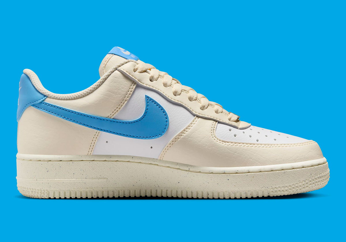 Nike Air Force 1 Low Pale Ivory Sail University Blue Dc9486 110 8