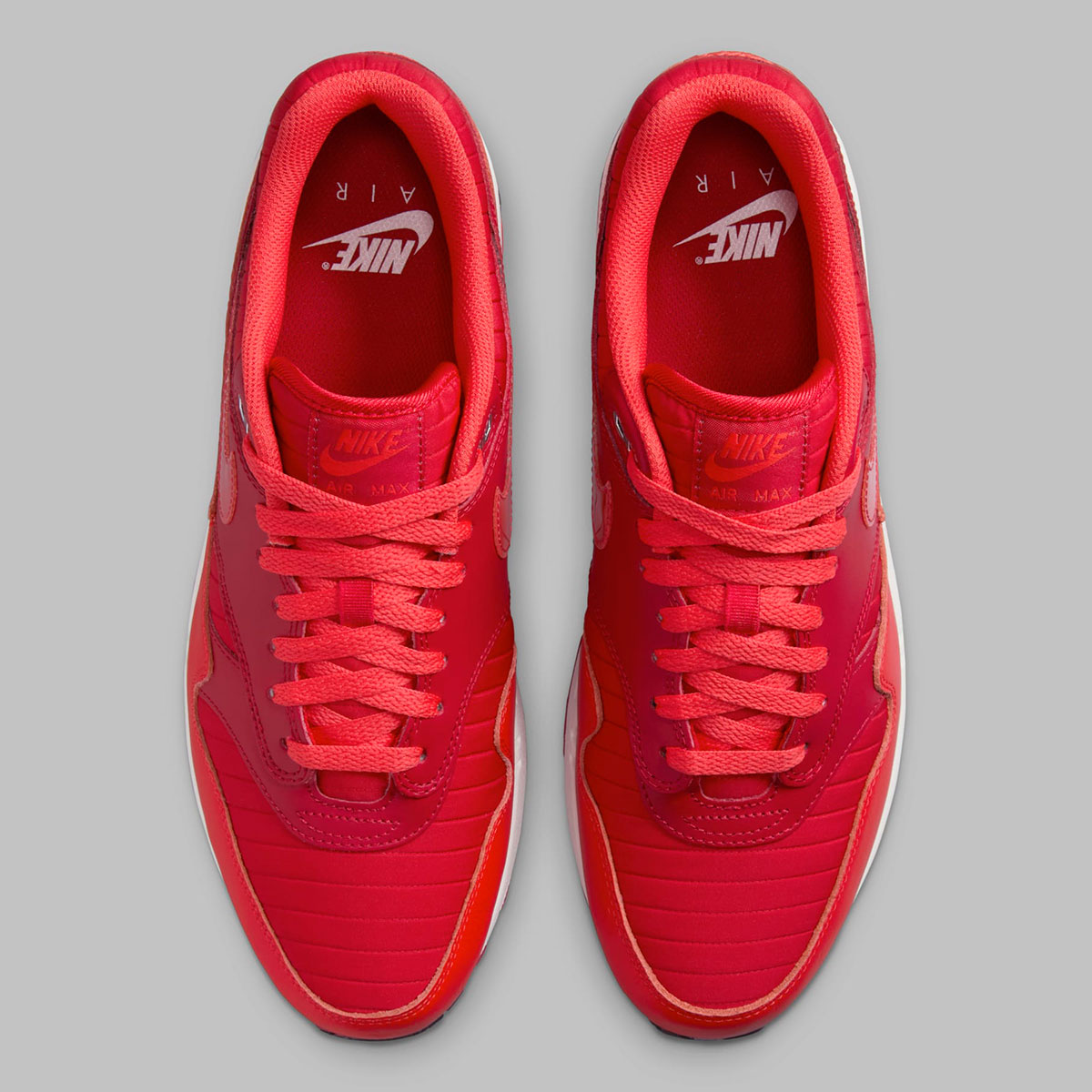 Nike Air Max 1 Gym Red University Red Light Crimson Sail Hq3607 687 7