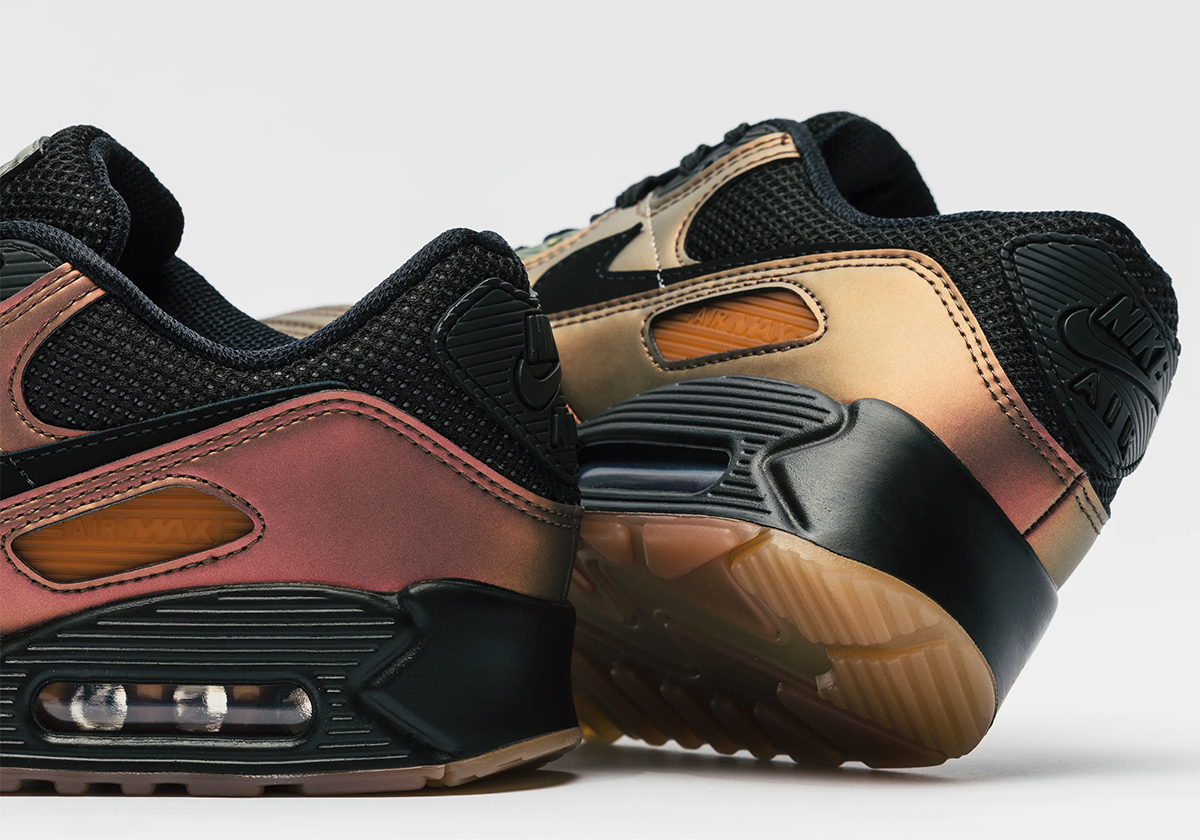 Nike Air Max 90 Black Dark Russet Hq4042 001 5