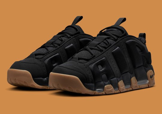 JUST DROPPED: Air More Uptempo Low With “Black/Gum”