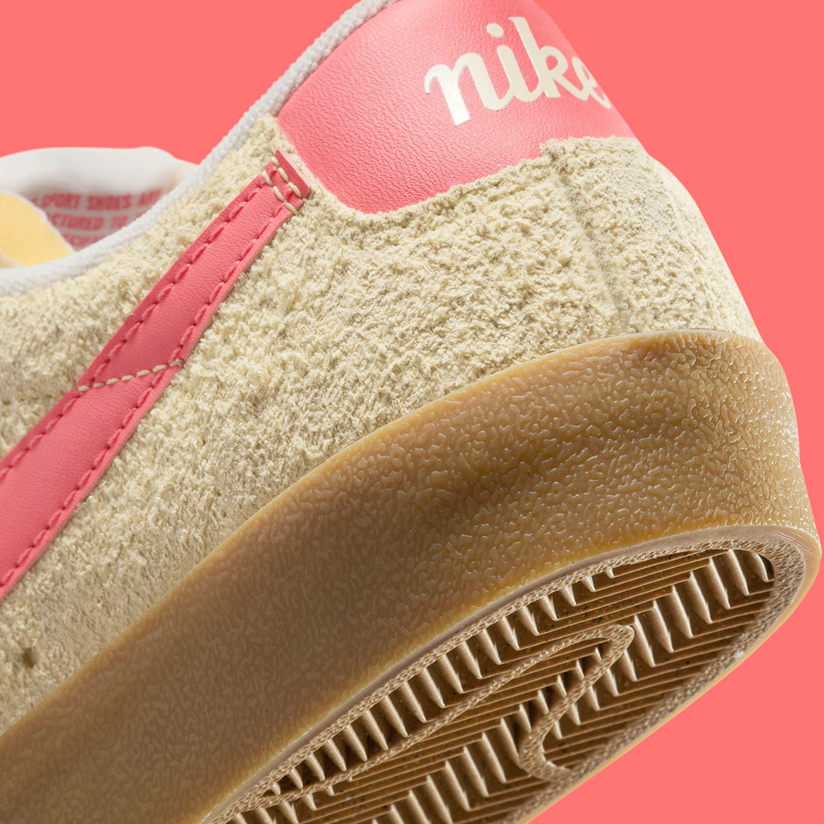 Nike Blazer Low 77 Tan Pink Gum Fq8060 700 1