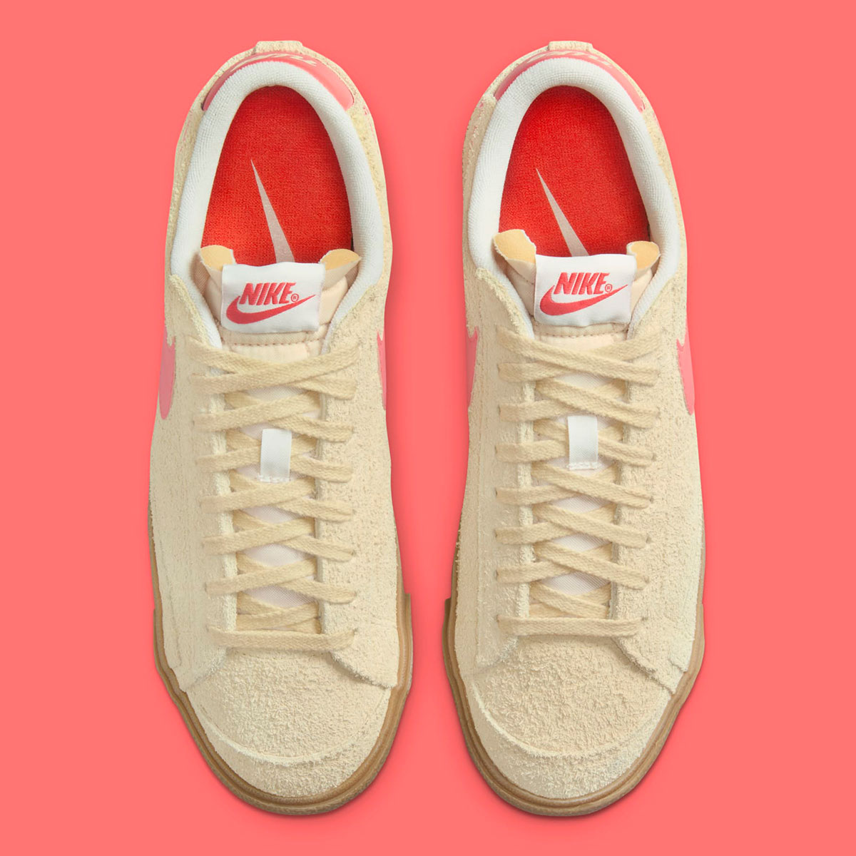 Nike Blazer Low 77 Tan Pink Gum Fq8060 700 5
