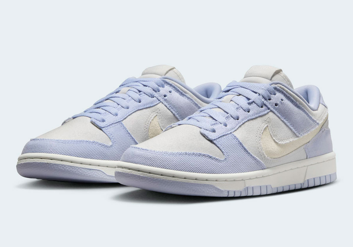 Nike Brings Twill Denim To The Dunk Low “Ghost”
