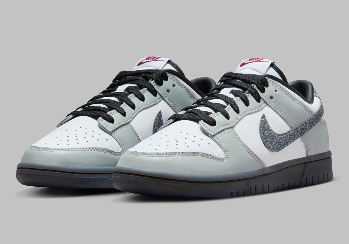 AVAILABLE NOW: Nike Spices Up The Dunk Low With A Glittery Swoosh