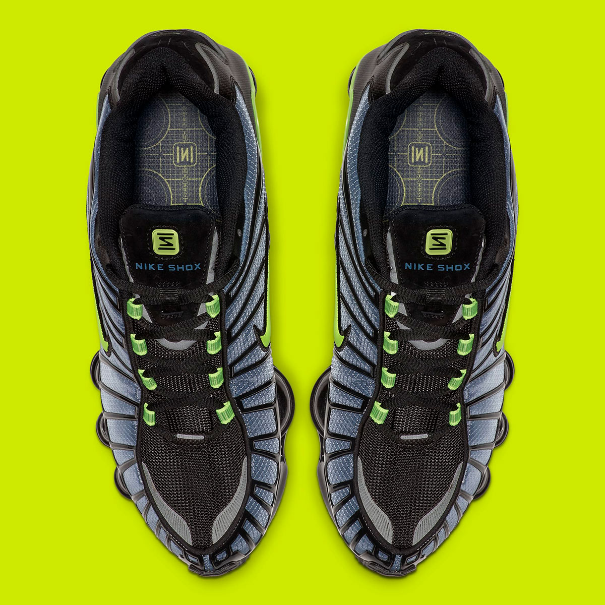 Nike Shox Tl Thunderstorm Volt Black Ci7692 400 3