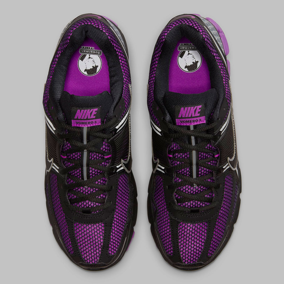 Nike Zoom Vomero 5 Vivid Purple Black Metallic Silver Fb9149 500 6