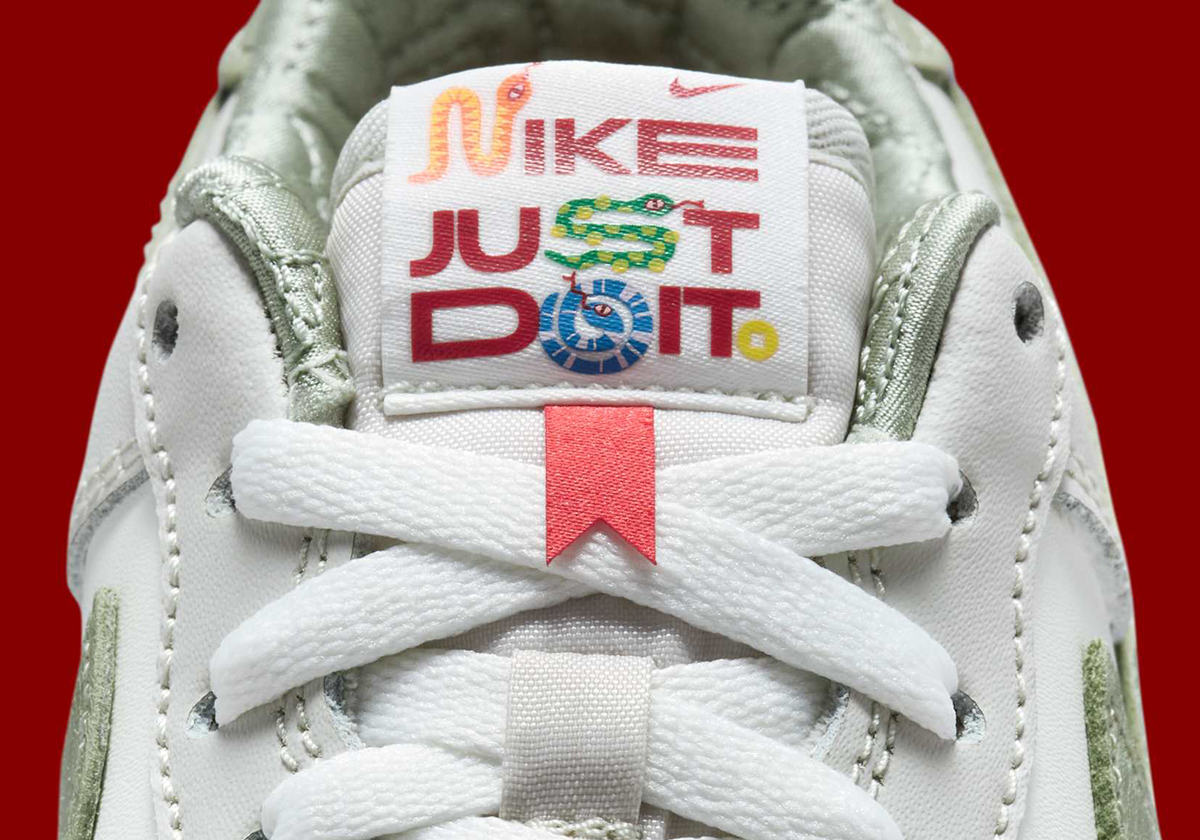 Nike Uses Scaly Quilted Interiors For The GS Air Force 1 “Year Of The Snake”