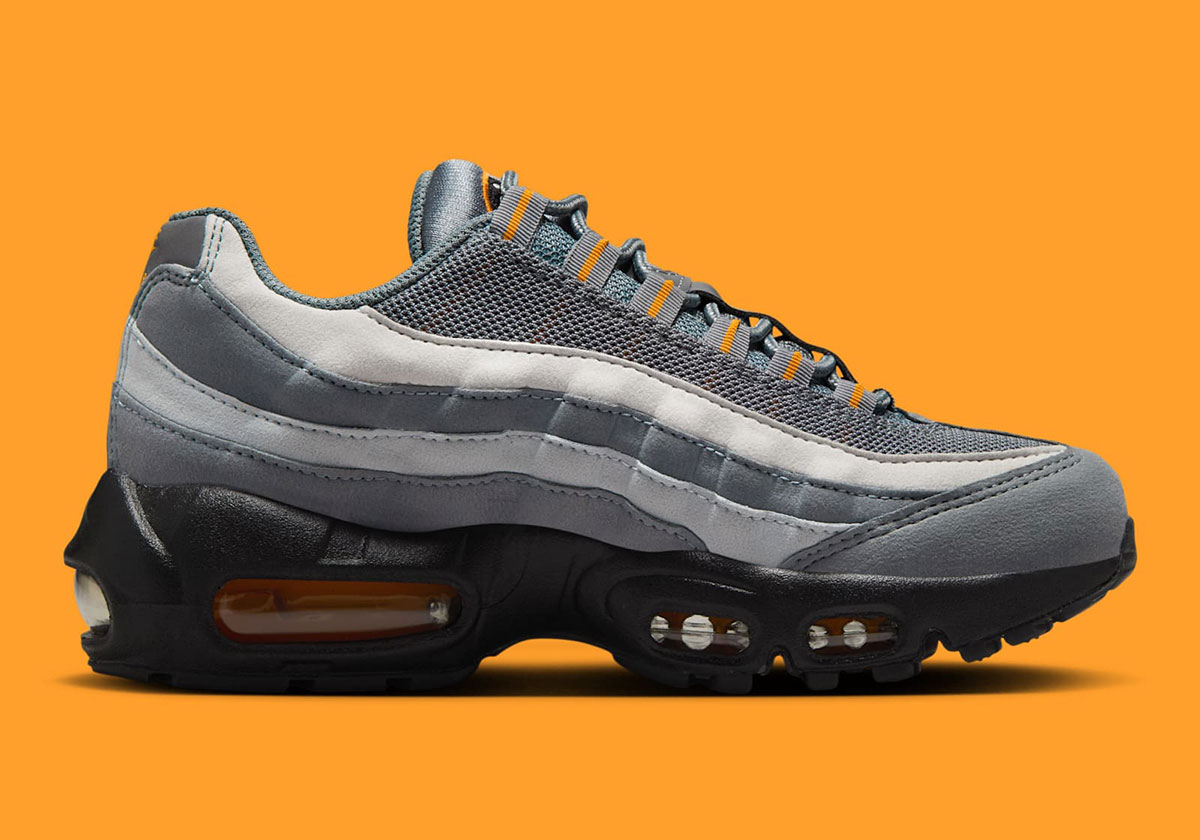 Nike Air Max 95 Gs Grey Orange Black Ib2871 001 1