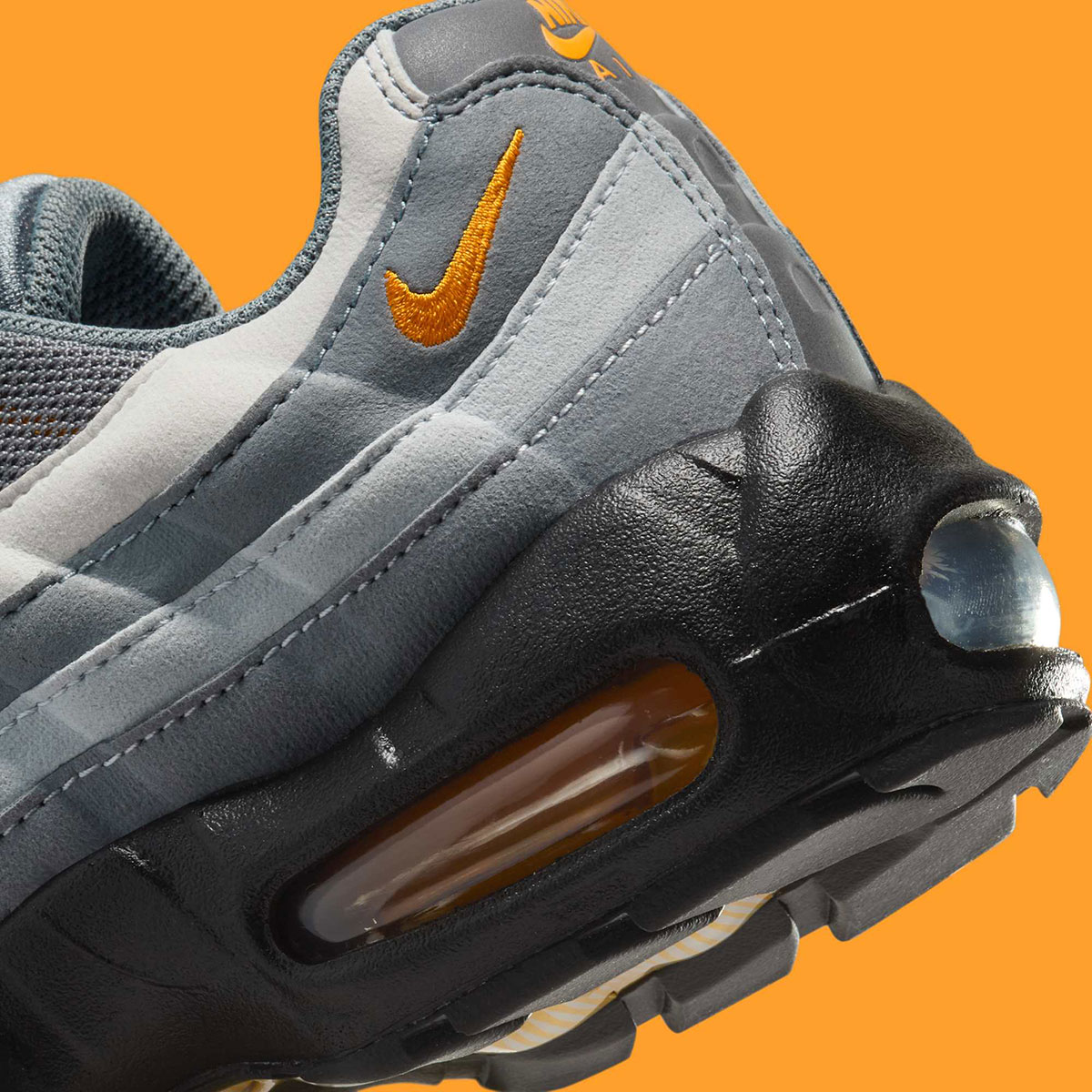 Nike Air Max 95 Gs Grey Orange Black Ib2871 001 7