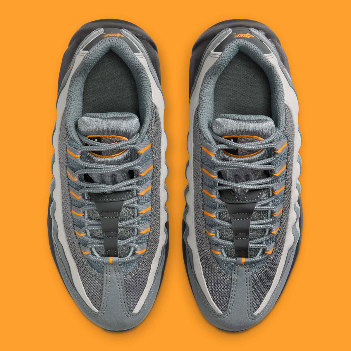 Nike Air Max 95 Gs Grey Orange Black Ib2871 001 8